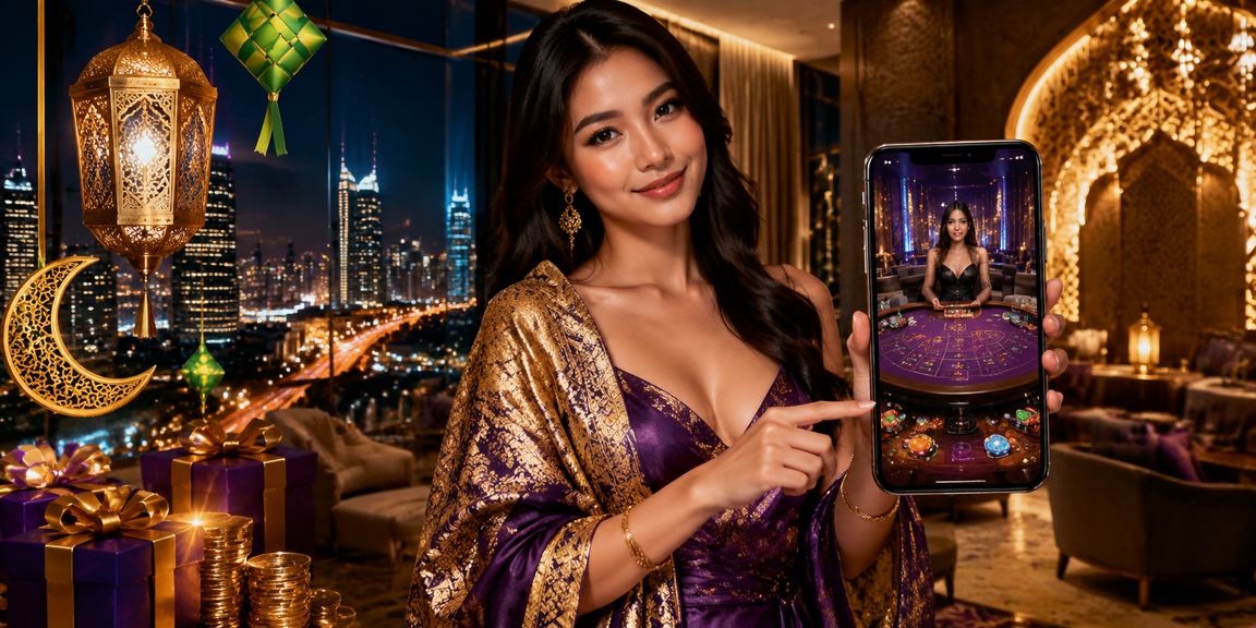 Pemain menggunakan ponsel untuk bermain casino VIP dengan gaya elegan
